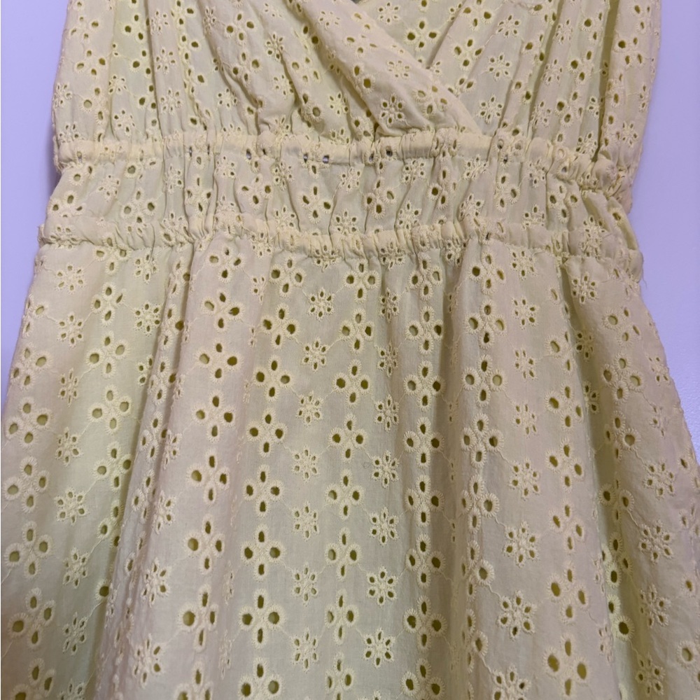 New York & Company Lemon Maxi Dress. Spaghetti Straps. Size XS. - Picture 4 of 5